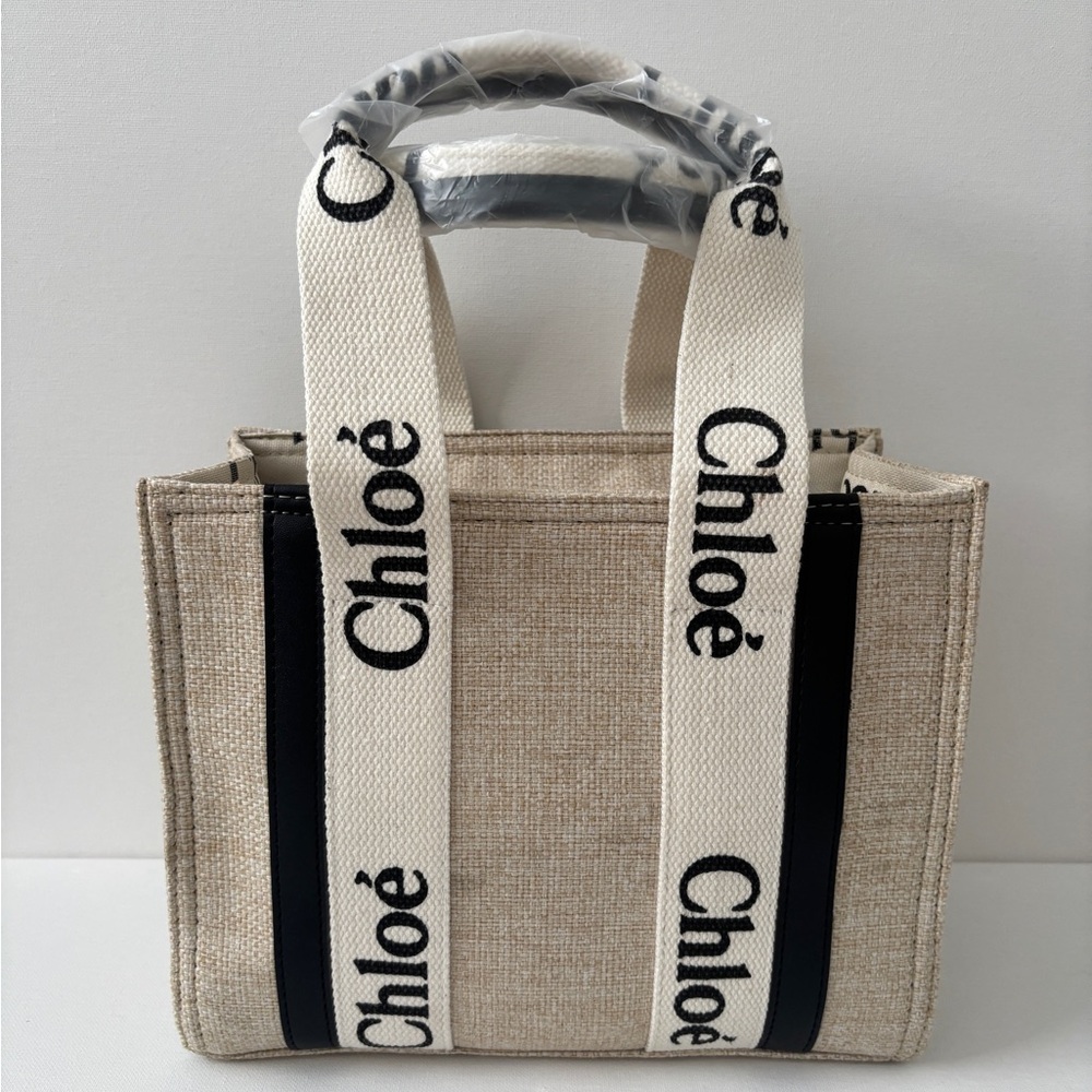 Mini Canvas Tote Bag with Shoulder Strap Dupe